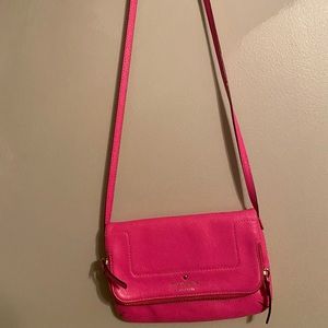 bubble gum pink kate spade body cross purse